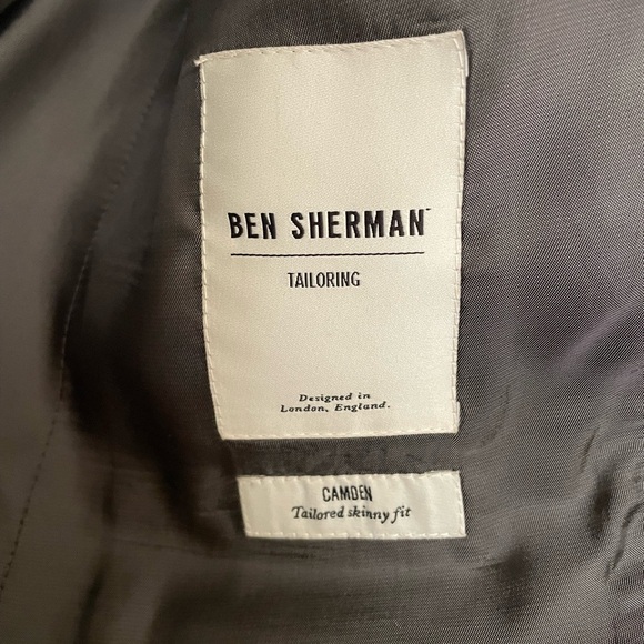 NWT Ben Sherman Camden Tailored Suit in Black size 32R - Picture 4 of 8